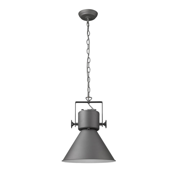 Homeroots Crew 1-light Gray Pendant   398267