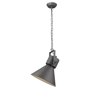 Homeroots Crew 1-light Gray Pendant   398267