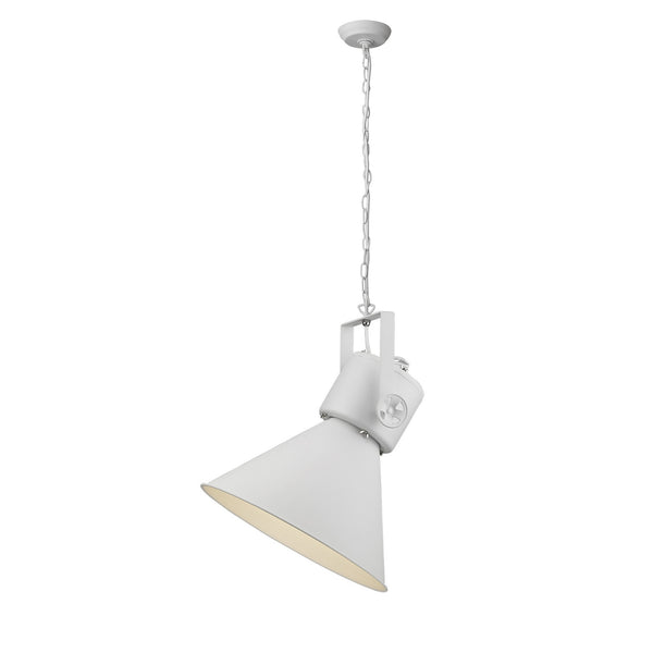 Homeroots Crew 1-light White Pendant   398268