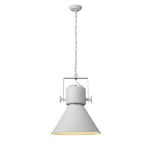 Homeroots Crew 1-light White Pendant   398268