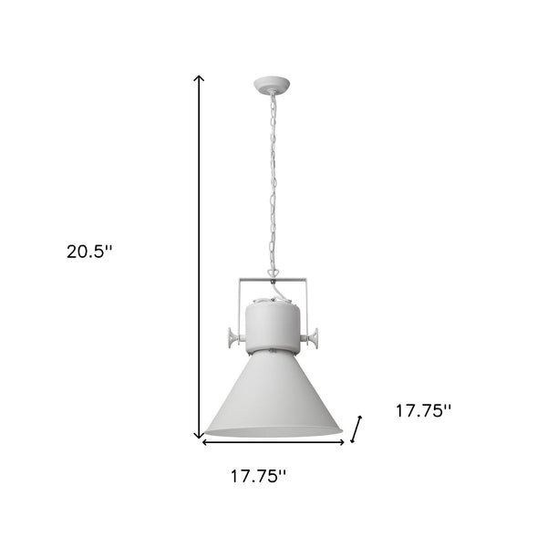 Homeroots Crew 1-light White Pendant   398268