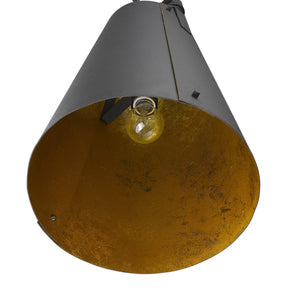 Homeroots Faza 1-light Matte Black Pendant   398269