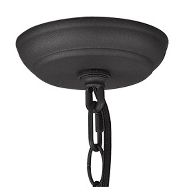 Homeroots Faza 1-light Matte Black Pendant   398269
