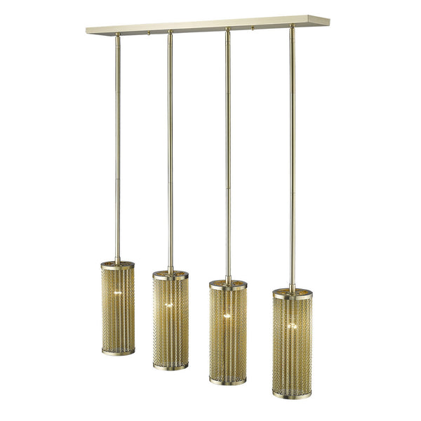 Homeroots Basetti 4-light Gold Pendant   398273