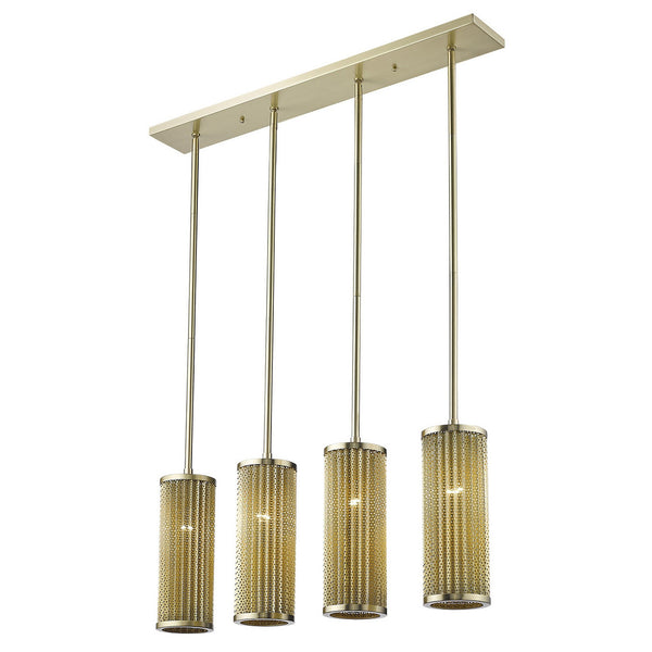 Homeroots Basetti 4-light Gold Pendant   398273