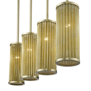 Homeroots Basetti 4-light Gold Pendant   398273