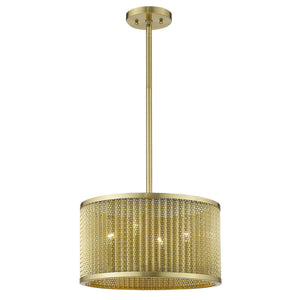 Homeroots Basetti 4-light Gold Convertible Pendant   398274