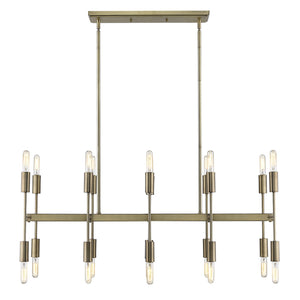 Homeroots Perret 20-light Aged Brass Island Pendant   398276