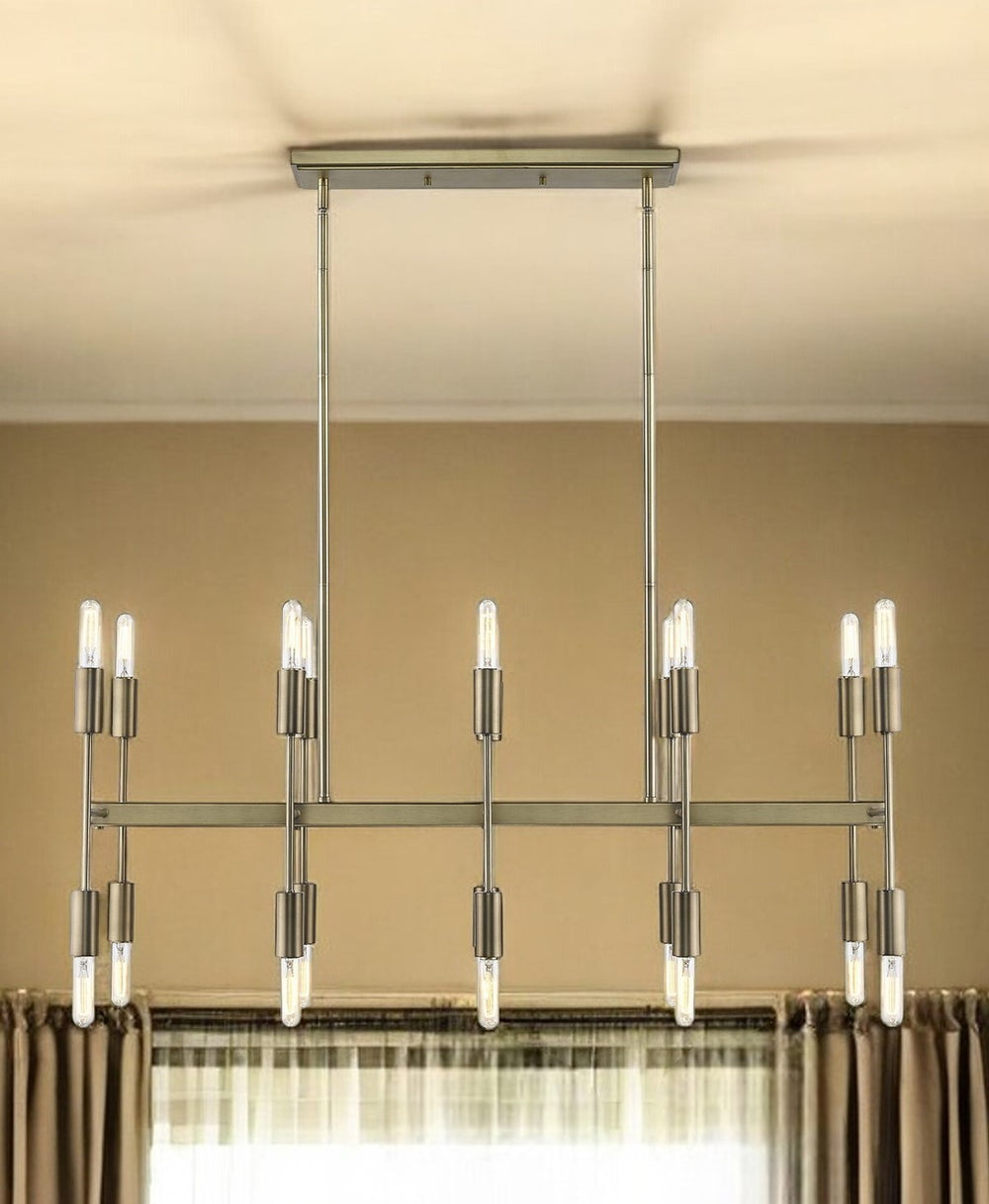 Homeroots Perret 20-light Aged Brass Island Pendant   398276