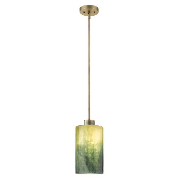 Homeroots Monet 1-light Brass Pendant   398279