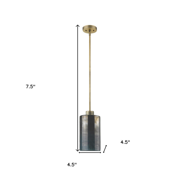 Homeroots Monet 1-light Brass Pendant   398279