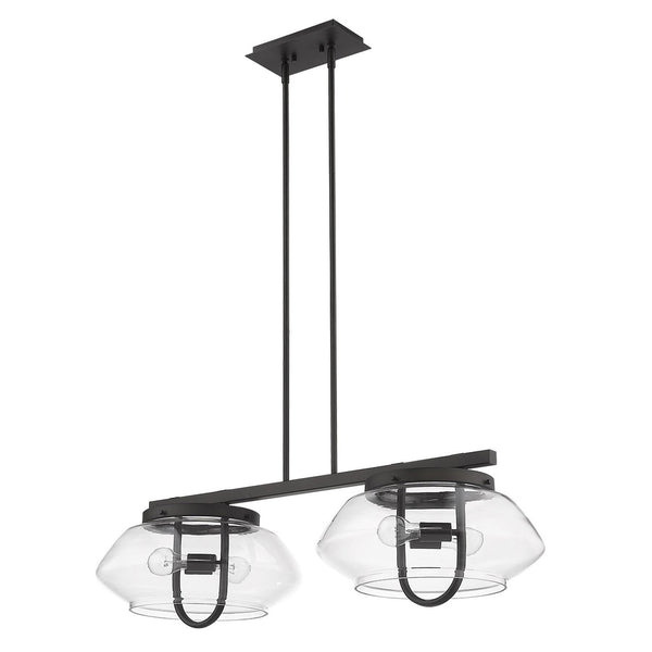 Homeroots Garner 4-light Oil-rubbed Bronze Island Pendant   398281