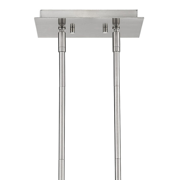 Homeroots Garner 4-light Satin Nickel Island Pendant   398282