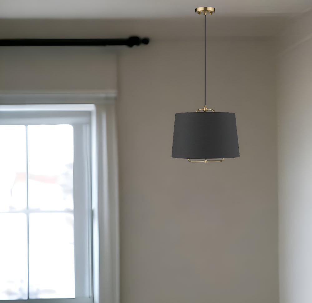 Homeroots Lamia 1-light Gold Mini Pendant   398286