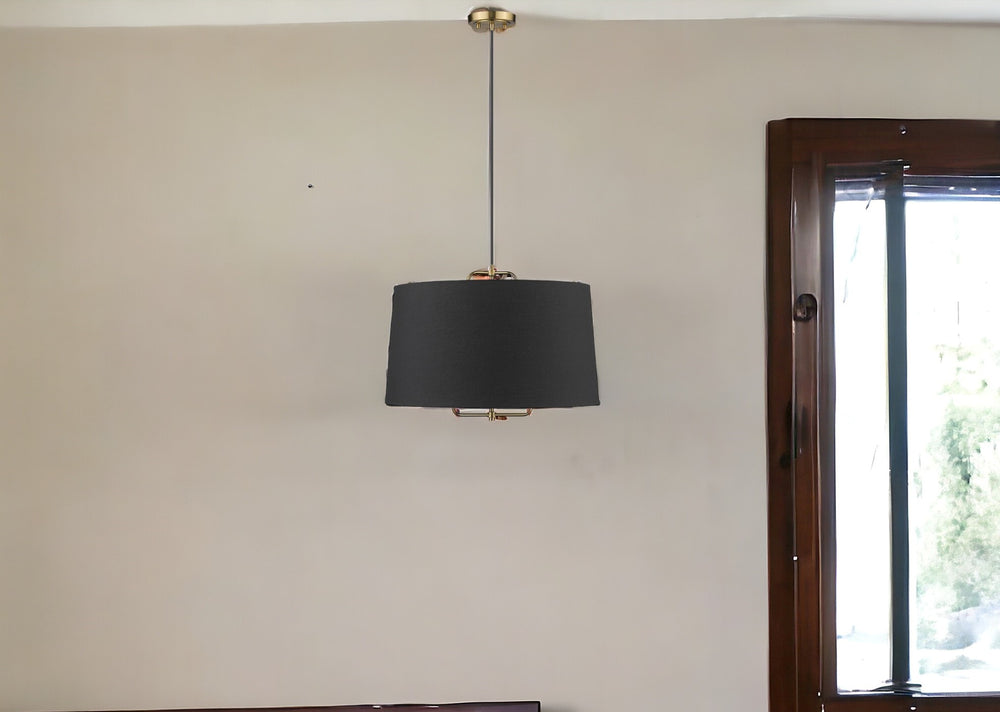 Homeroots Lamia 3-light Gold Mini Pendant   398288