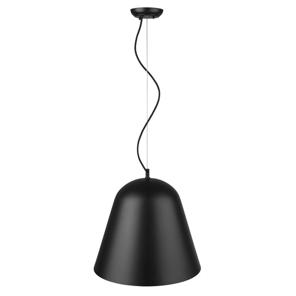 Homeroots Knell 1-light Matte Black Pendant   398289