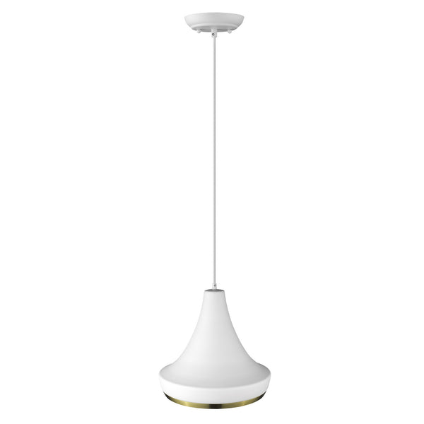 Homeroots Tholos 1-light White Pendant   398295