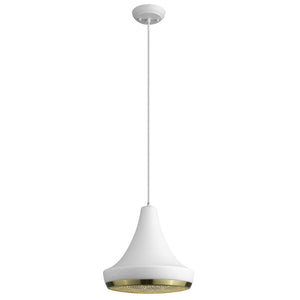 Homeroots Tholos 1-light White Pendant   398295