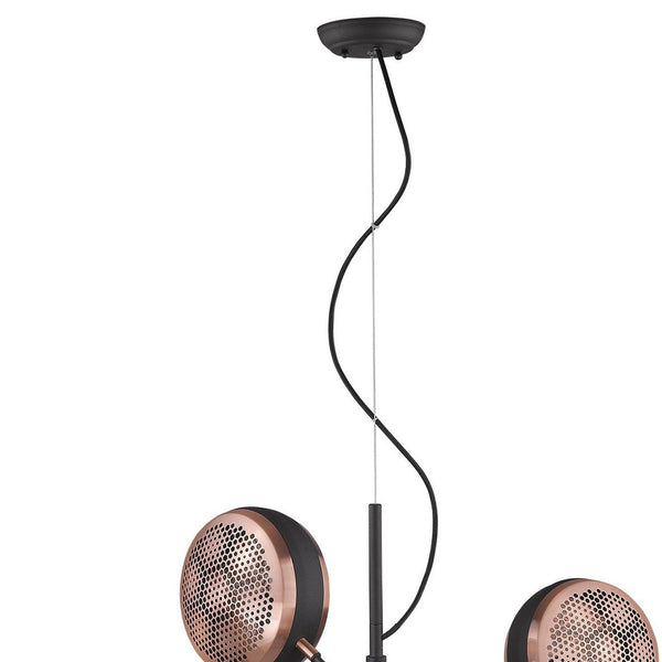 Homeroots Tholos 4-light Matte Black Pendant   398296