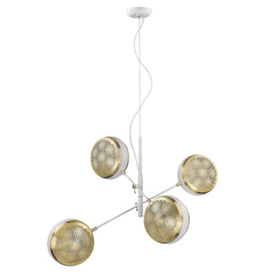 Homeroots Tholos 4-light White Pendant   398297
