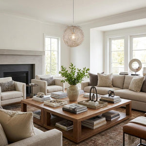 Dimmable Metal Semi-flush Mount Ceiling Fixture with Shades for Modern Living Spaces
