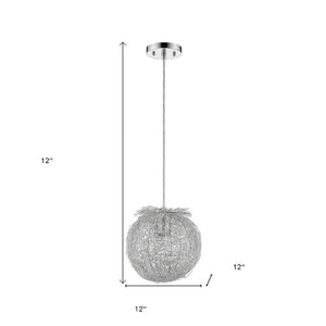 Dimmable Metal Semi-flush Mount Ceiling Fixture with Shades for Modern Living Spaces