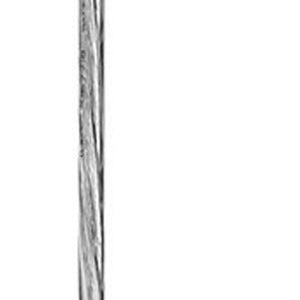 Homeroots Glass And Silver Mesh Shade Hanging Light   398302