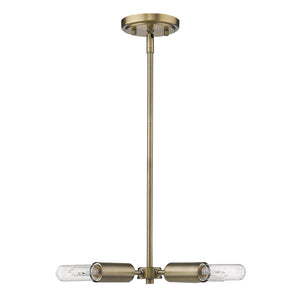 Homeroots Gold Four Light Metal Dimmable Chandelier   398304