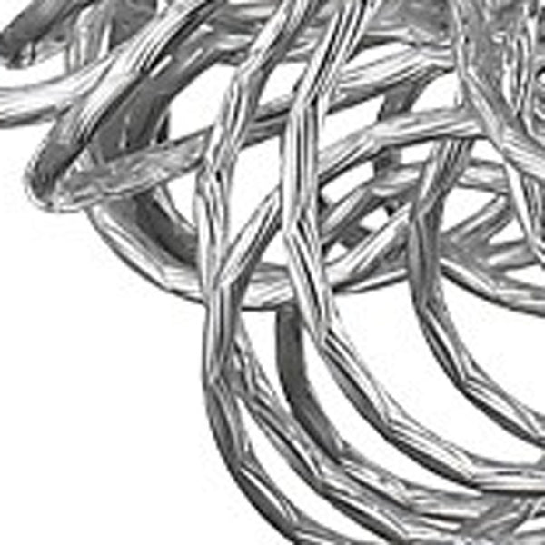 Homeroots Mingle 3-light Polished Chrome Pendant With Faceted Chrome Aluminum Wire Shade   398306