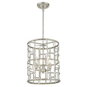 Homeroots Amoret 3-light Antique Silver Convertible Pendant   398315