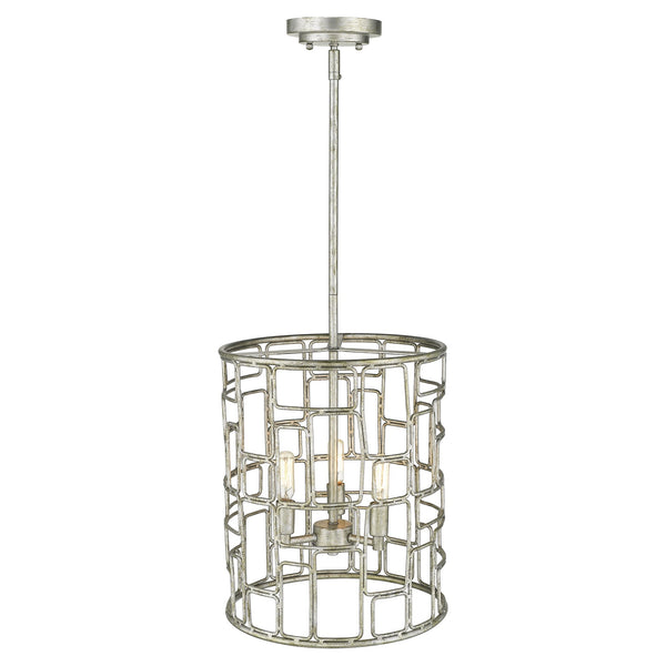 Homeroots Amoret 3-light Antique Silver Convertible Pendant   398315