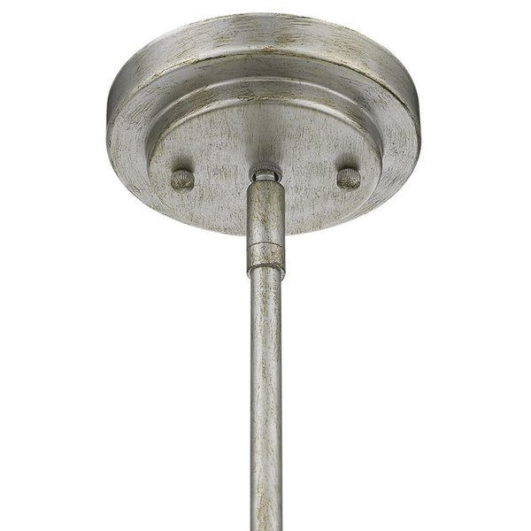 Homeroots Amoret 3-light Antique Silver Convertible Pendant   398315