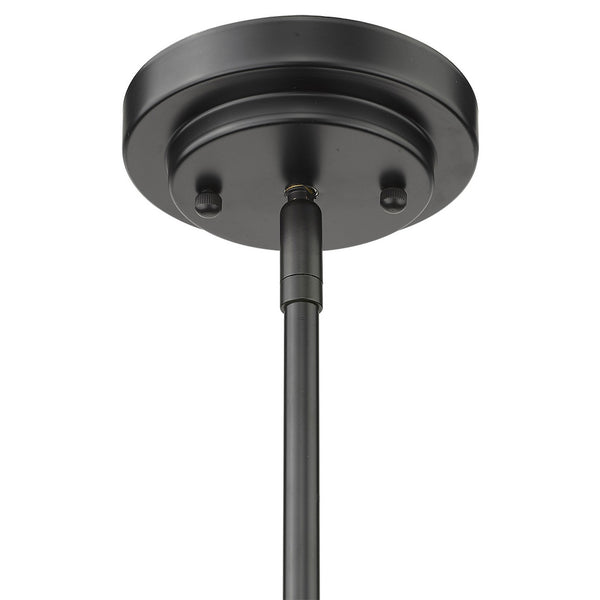 Homeroots Amoret 4-light Matte Black Convertible Pendant   398318