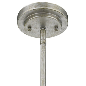 Homeroots Amoret 5-light Antique Silver Convertible Pendant   398319