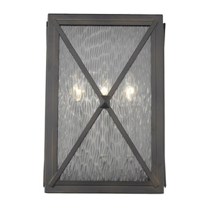 Homeroots Brooklyn 3-light Oil-rubbed Bronze Ada Certified Wall Light   398335