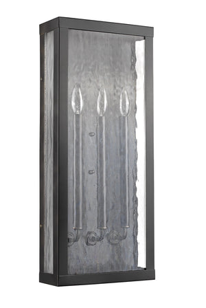 Homeroots Charleston 3-light Oil-rubbed Bronze Shadowbox Wall Light (Large)   398338