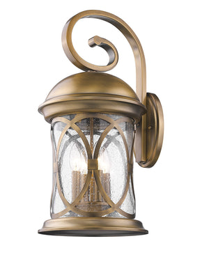Homeroots Lincoln 4-light Antique Brass Wall Light   398340