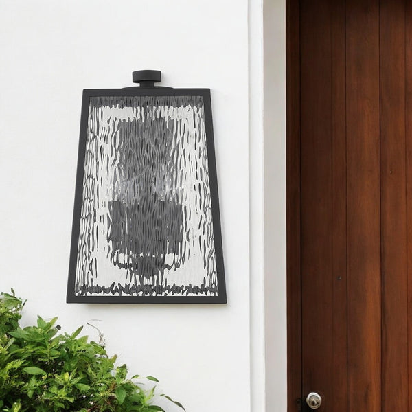 Homeroots Hirche 4-light Matte Black Wall Light   398341