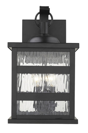 Homeroots Morris 3-light Matte Black Wall Light   398342