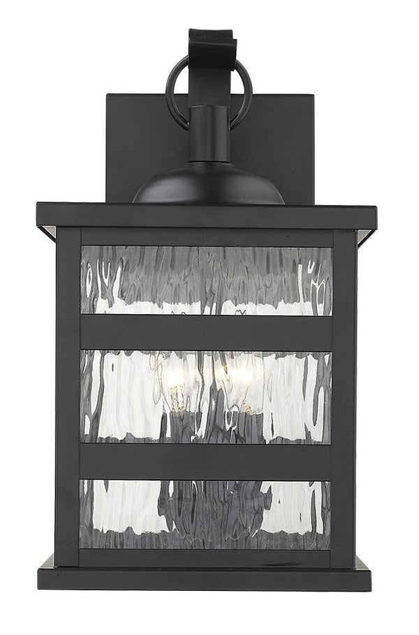 Homeroots Morris 3-light Matte Black Wall Light   398342