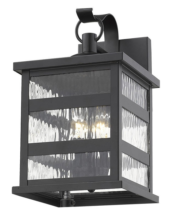 Homeroots Morris 3-light Matte Black Wall Light   398342