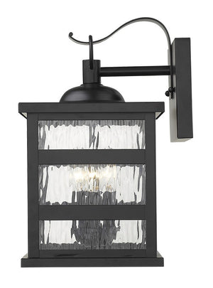 Homeroots Morris 3-light Matte Black Wall Light   398342