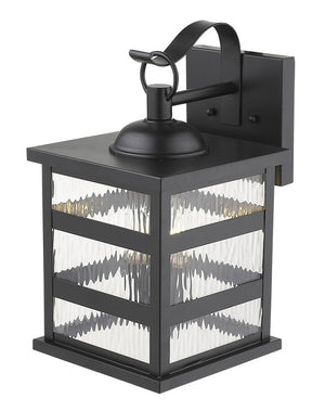Homeroots Morris 3-light Matte Black Wall Light   398342