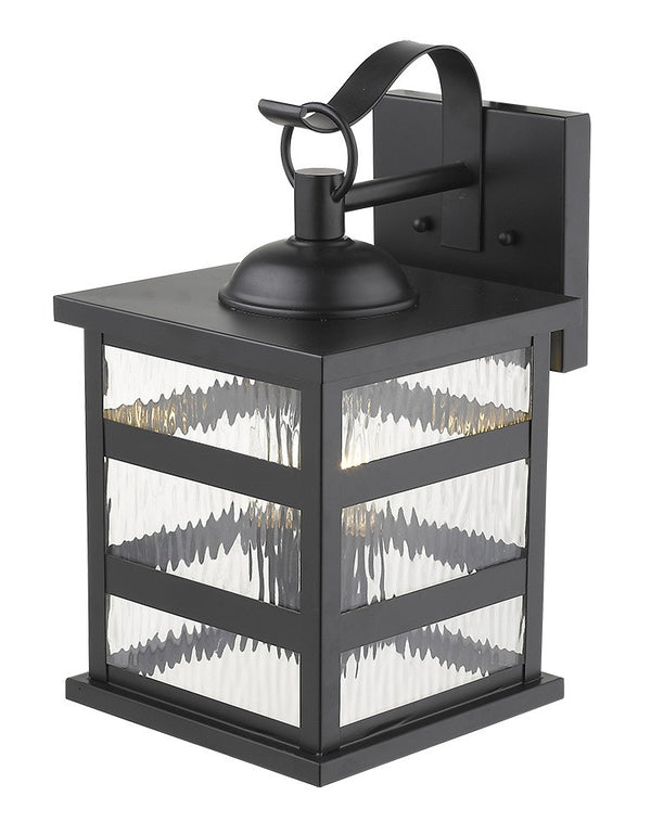 Homeroots Morris 3-light Matte Black Wall Light   398342