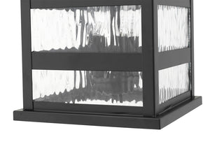 Homeroots Morris 3-light Matte Black Wall Light   398342