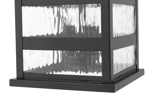 Homeroots Morris 3-light Matte Black Wall Light   398342