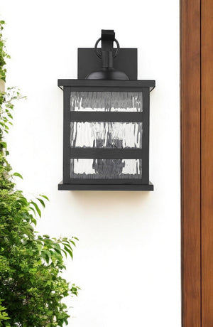 Homeroots Morris 3-light Matte Black Wall Light   398342