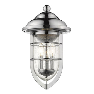 Homeroots Dylan 3-light Chrome Wall Light   398343