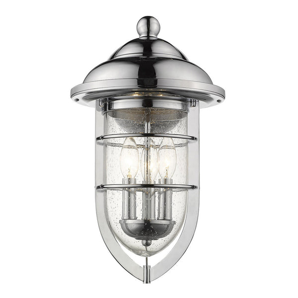 Homeroots Dylan 3-light Chrome Wall Light   398343