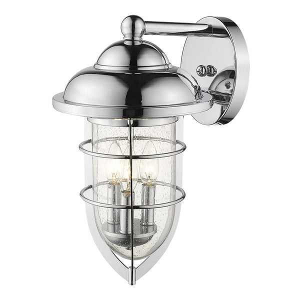Homeroots Dylan 3-light Chrome Wall Light   398343